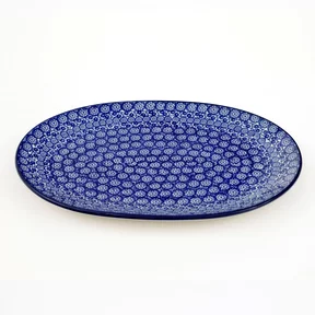 Półmisek G68, 31,5/22 cm <br> 2615X Kobaltowa koronka